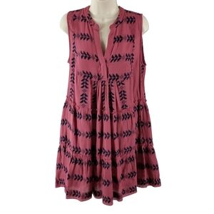 Elan Rose Patterned Swing Dress